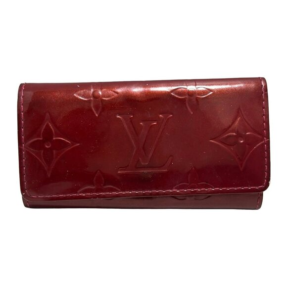 LOUIS VUITTON Multicles 4 Violet Monogram Vernis - Key Case 117-080225 - Picture 1 of 7